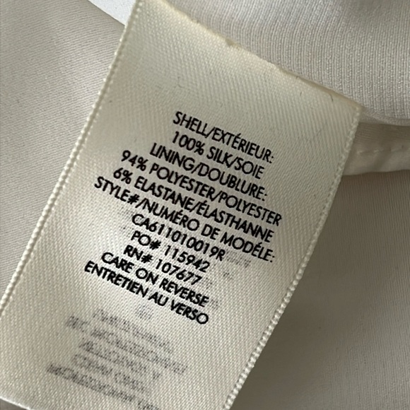 Alice + Olivia Silk V Neck Spaghetti Strap Camisole - Picture 3 of 7